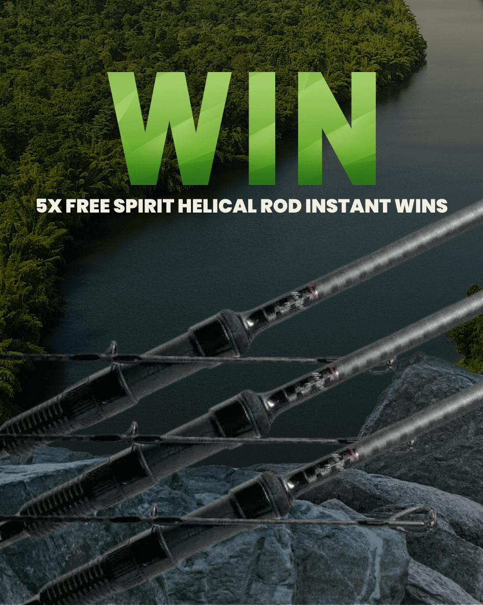 3x FREE SPIRIT HELICAL RODS ANY SIZE PLUS 5x HELICAL ROD INSTANT WINS -  Carp Gear Giveaways