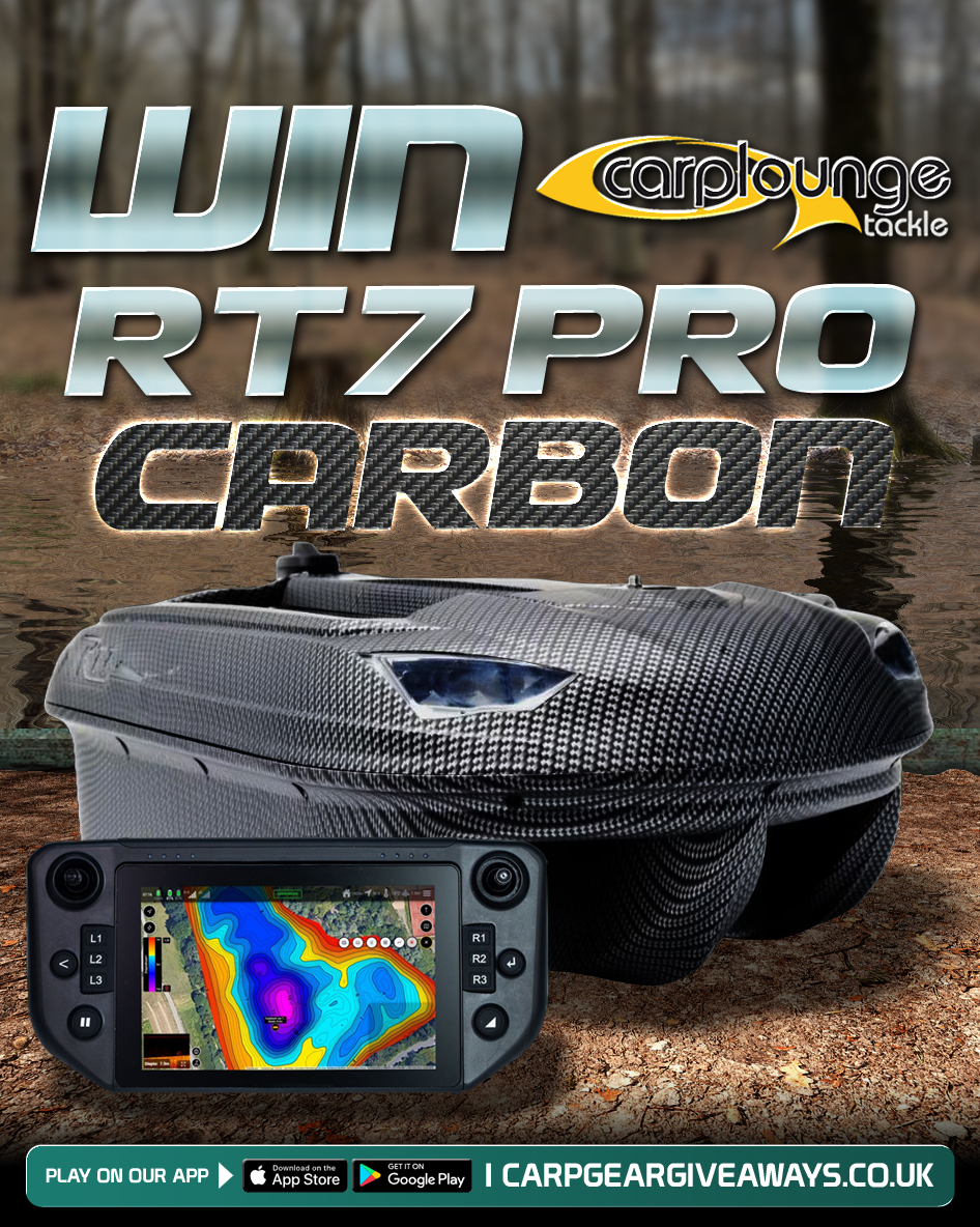 WIN AN RT7 PREMIUM VERSION CARBON ALL IN ONE BAIT BOAT - Carp Gear Giveaways